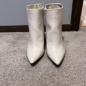 White booties